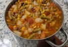 Homemade Ground Beef & Vegetable Soup
